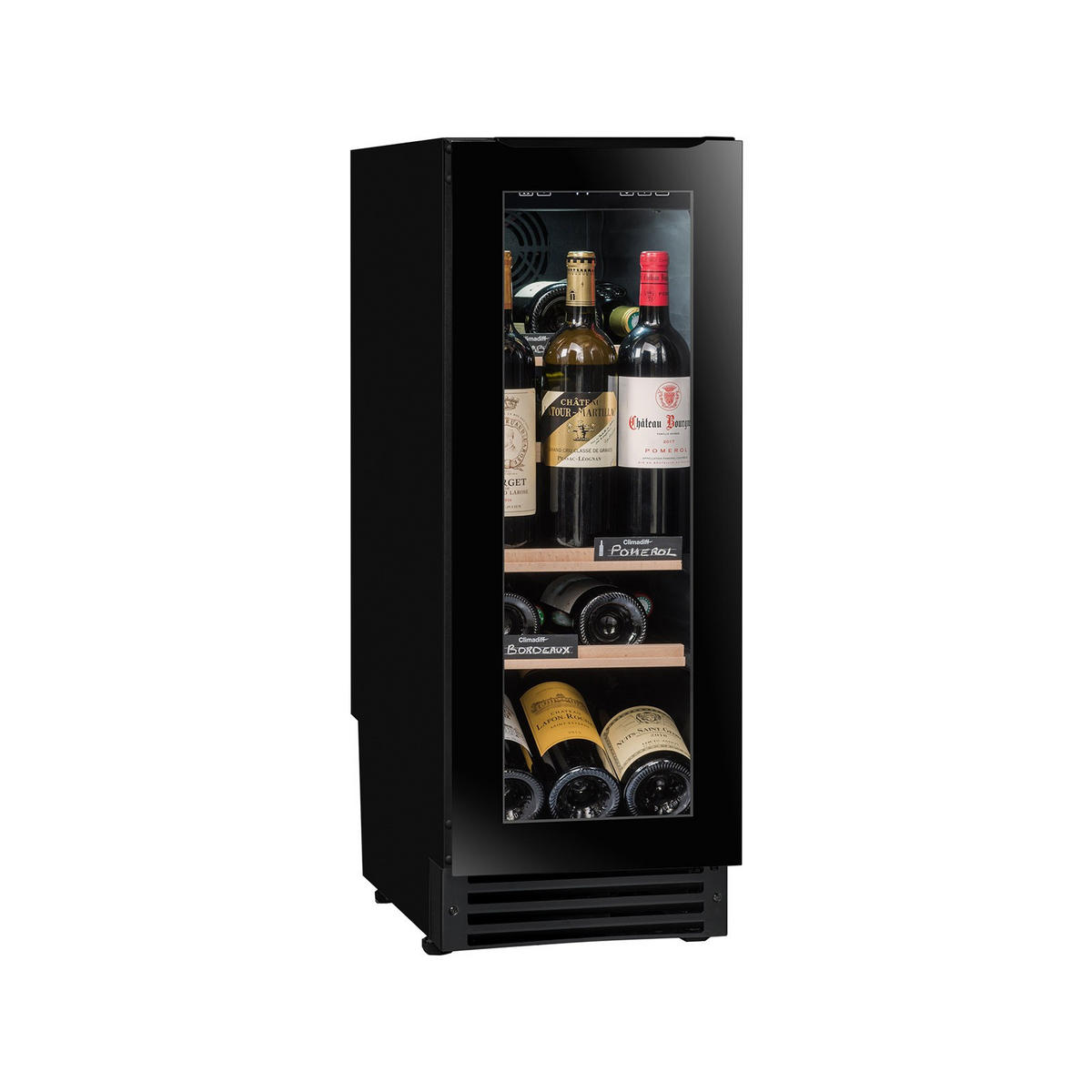 WEINKÜHLSCHRANK AVU23TB1  - Basics, Glas/Holz (29,5/81,7/57,4cm)