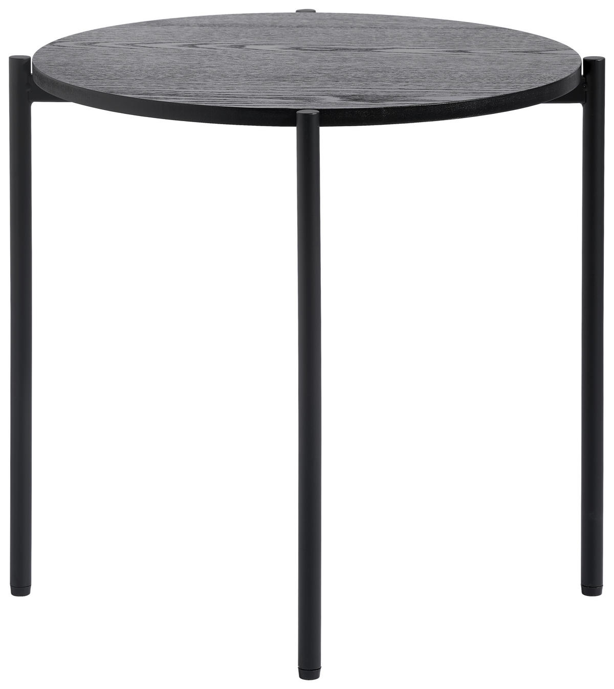 PRÍRUČNÝ STOLÍK, čierna - čierna, Trend, kov/kompozitné drevo (43/43/40cm) - Carryhome