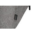 ECKSOFA in Webstoff Taupe  205/280 cm  - Taupe/Schwarz, Design, Textil/Metall (205/280cm) - Xora