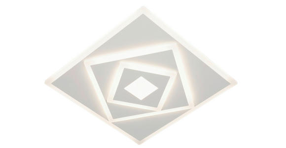 LED-DECKENLEUCHTE 40/40/6 cm   - Weiß, Trend, Kunststoff/Metall (40/40/6cm) - Novel