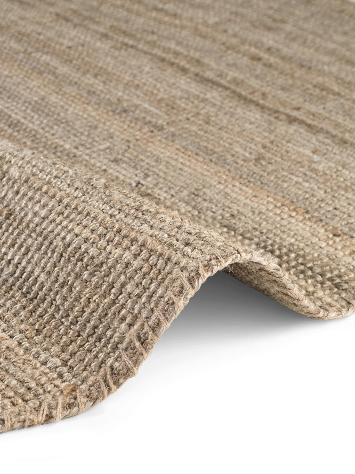 JUTETEPPICH 200 cm Jaipur Greige  - Greige, Basics, Textil (200cm)