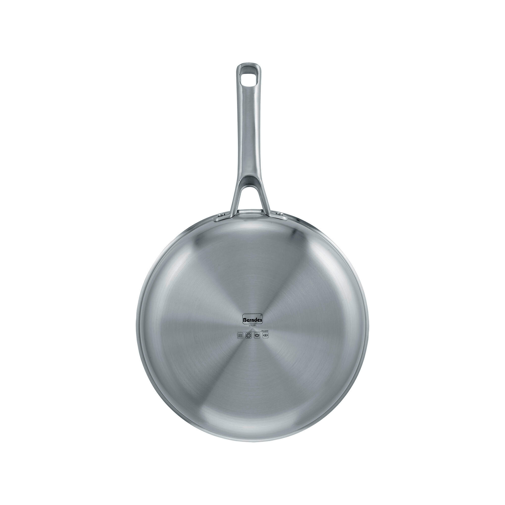 BRATPFANNE Tricion Resist b.nature Keramikbeschichtung 24 cm  - Chromfarben, Basics, Metall (24cm) - Berndes