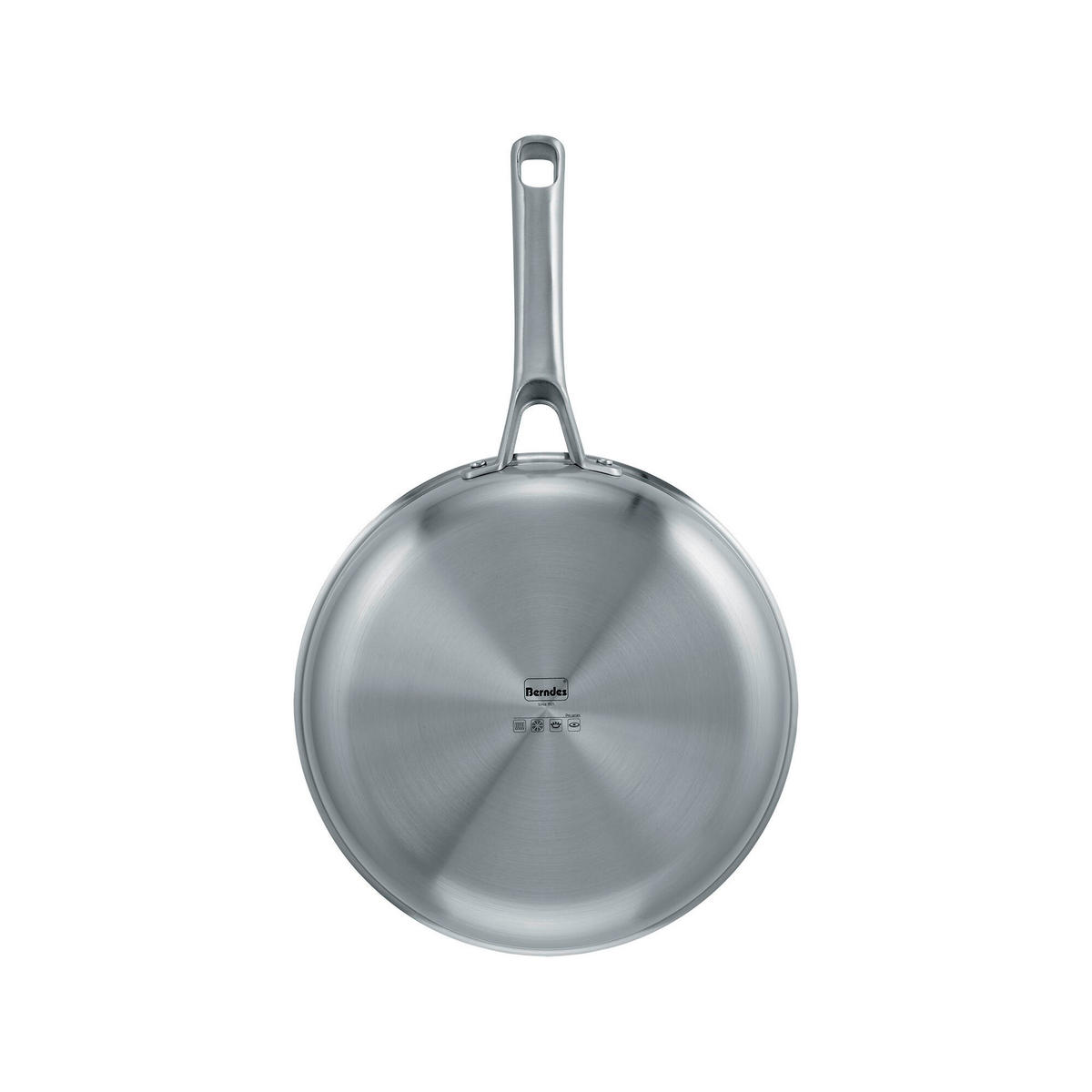 SÜTŐSERPENYŐ 24 cm  - krómszínű, Basics, fém (24cm) - Berndes