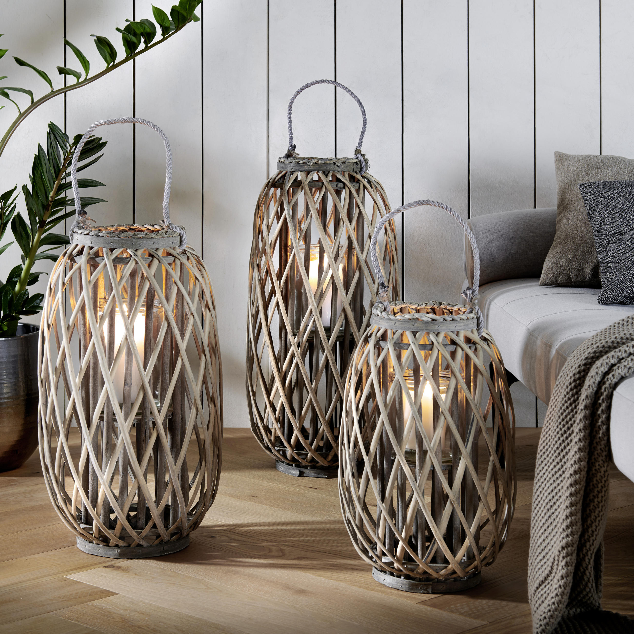 LJUSLYKTA - grå/naturfärgad, Lifestyle, trä (26/62cm)