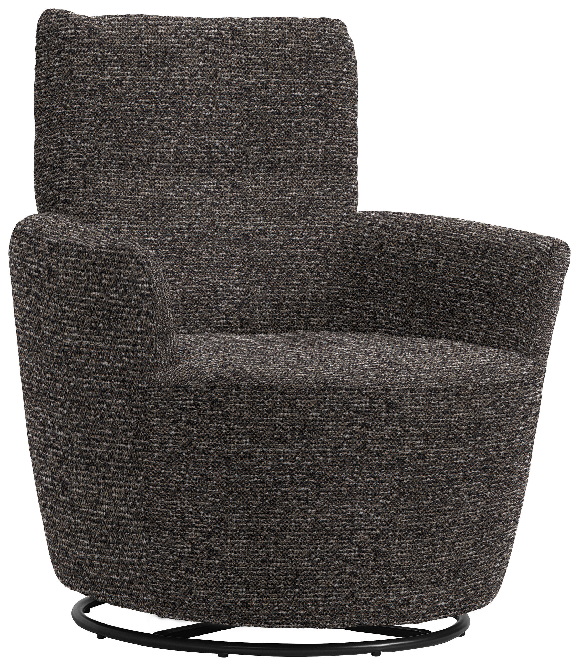 SESSEL in Chenille, Flachgewebe Dunkelgrün, Dunkelgrau  - Dunkelgrün/Dunkelgrau, Design, Textil/Metall (81/92/84cm) - Xora