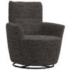 SESSEL in Chenille, Flachgewebe Dunkelgrün, Dunkelgrau  - Dunkelgrün/Dunkelgrau, Design, Textil/Metall (81/92/84cm) - Xora