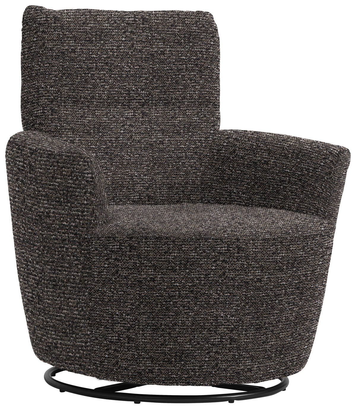 SESSEL in Chenille, Flachgewebe Dunkelgrün, Dunkelgrau  - Dunkelgrün/Dunkelgrau, Design, Textil/Metall (81/92/84cm) - Xora