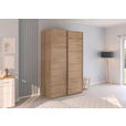SCHWEBETÜRENSCHRANK  in Sonoma Eiche  - Sonoma Eiche, Design, Holzwerkstoff/Kunststoff (137/223/68cm) - Novel