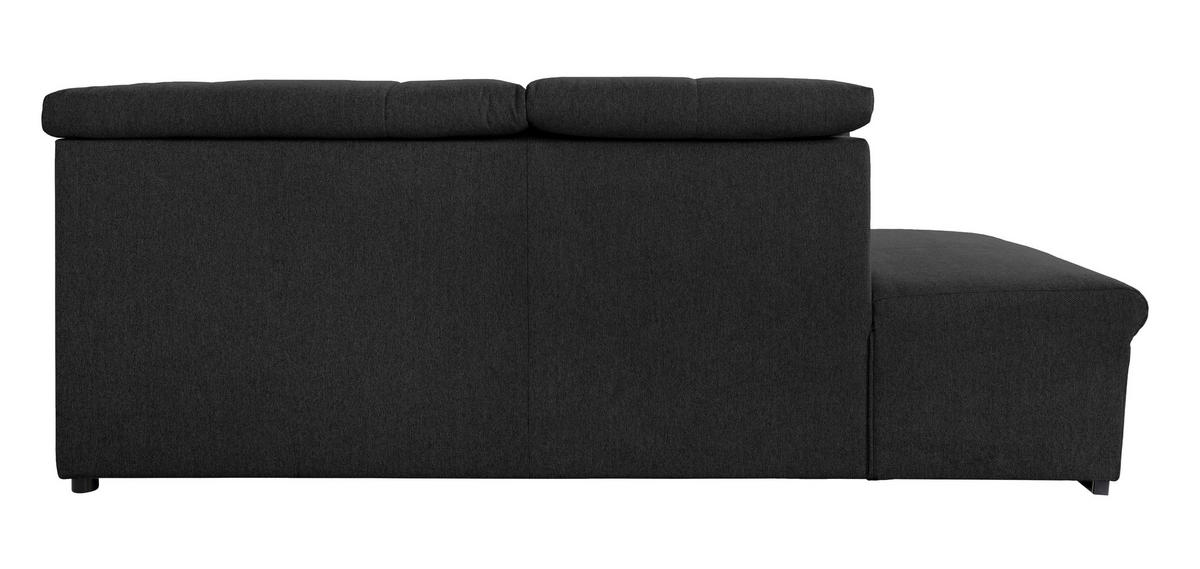 WOHNLANDSCHAFT Schwarz  - Schwarz/Grau, Design, Textil/Metall (215/328/173cm) - MID.YOU