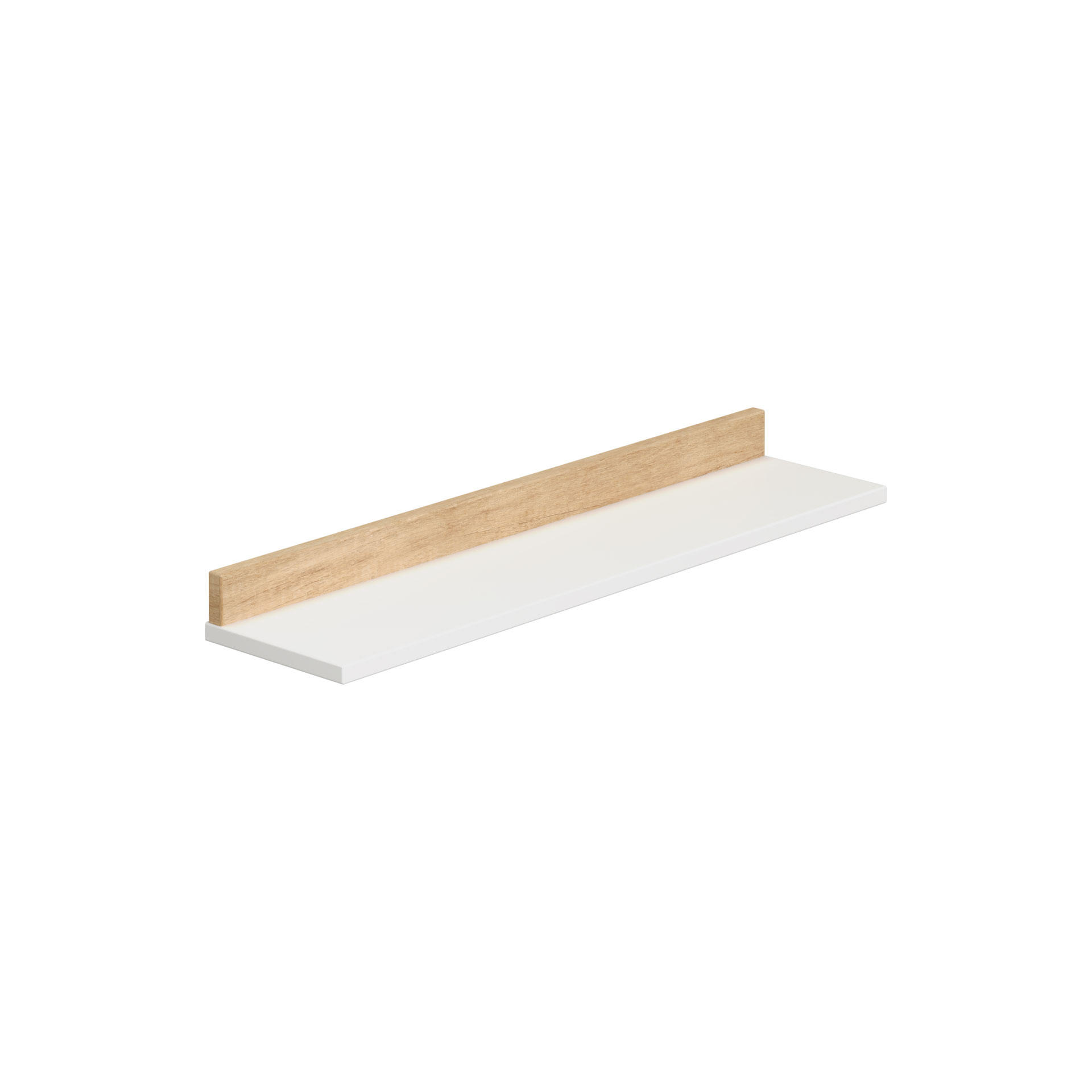 WANDBOARD Kira Eiche Nebraska/Kreideweiß Eichefarben, Weiß  - Eichefarben/Weiß, KONVENTIONELL, Holzwerkstoff (94,8/8,2/22,5cm) - Paidi