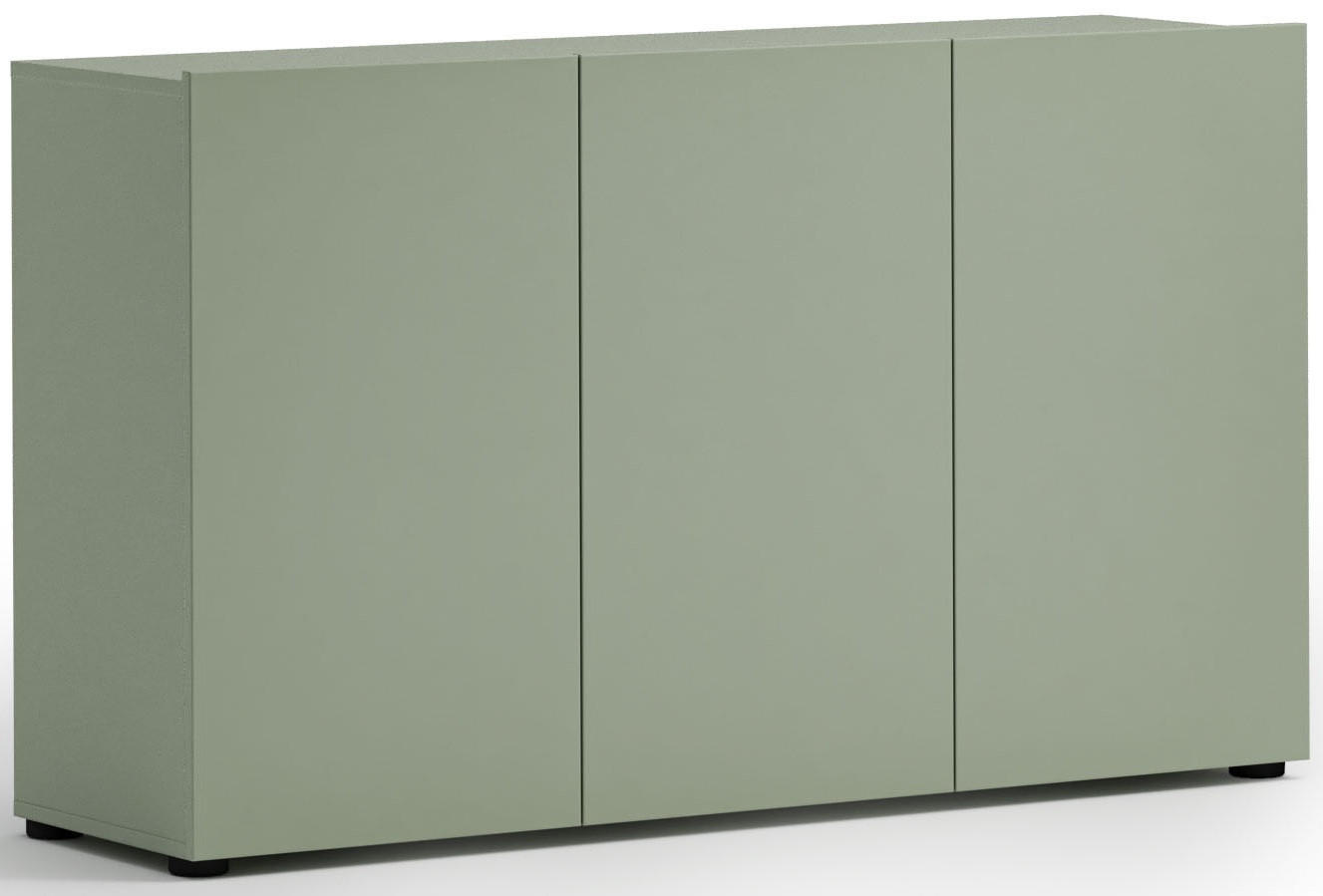 home24 ŠIROKÁ KOMODA, zelená, 135/79/38 cm