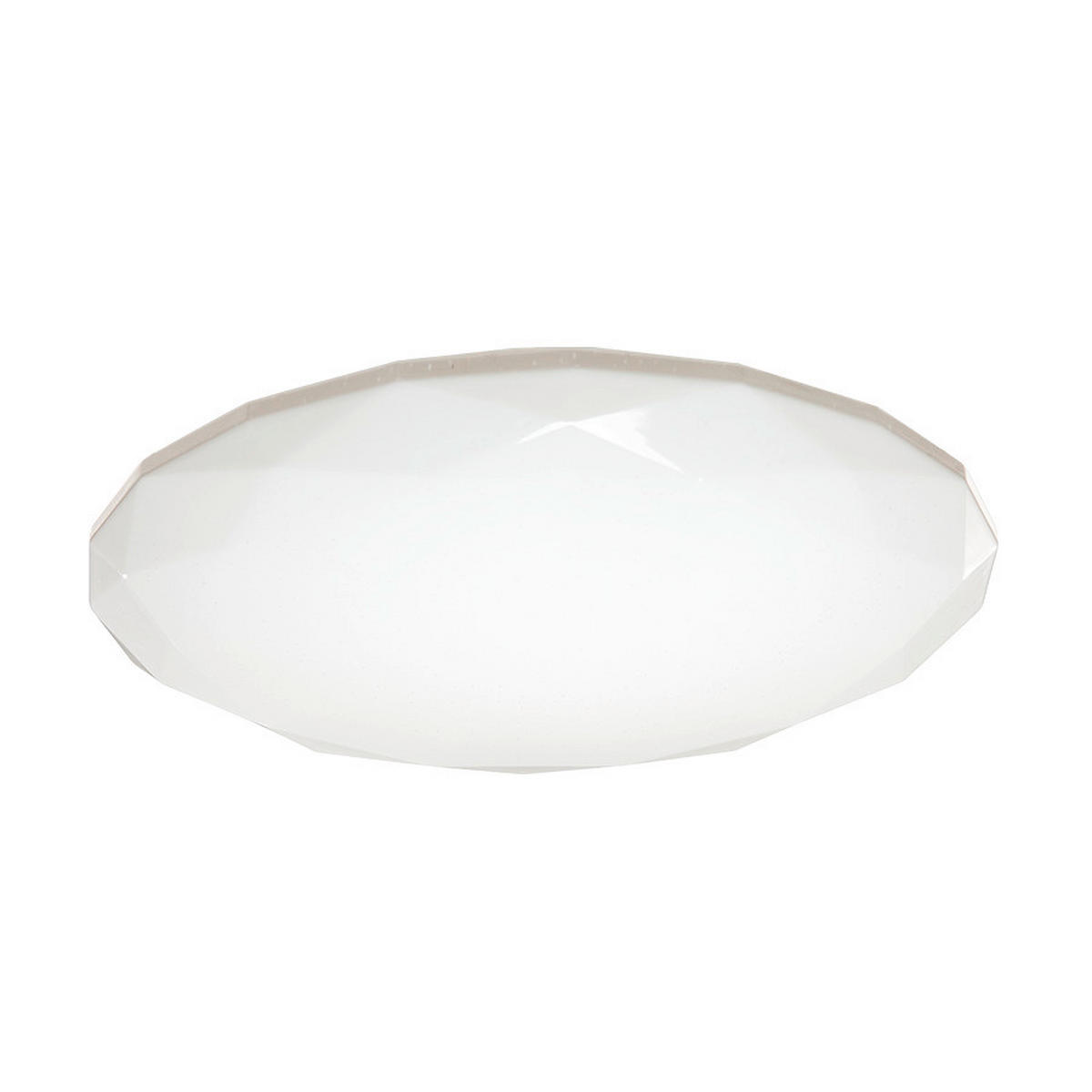 LED MENNYEZETI LÁMPA - fehér, Basics, műanyag/fém (41/7,5cm)