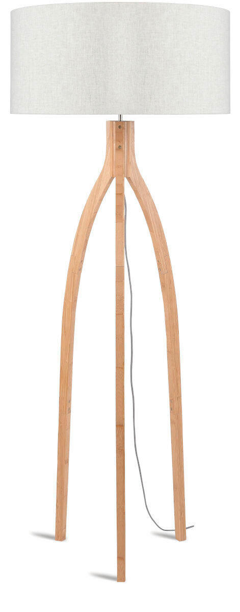 STEHLEUCHTE 60/160 cm    - Naturfarben, Trend, Holz/Textil (60/160cm) - Good & Mojo
