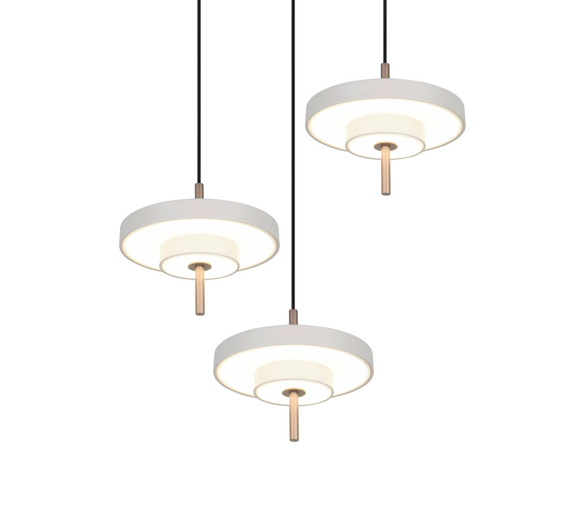 PENDUL LED - gri, Basics, metal (40/150,0cm)