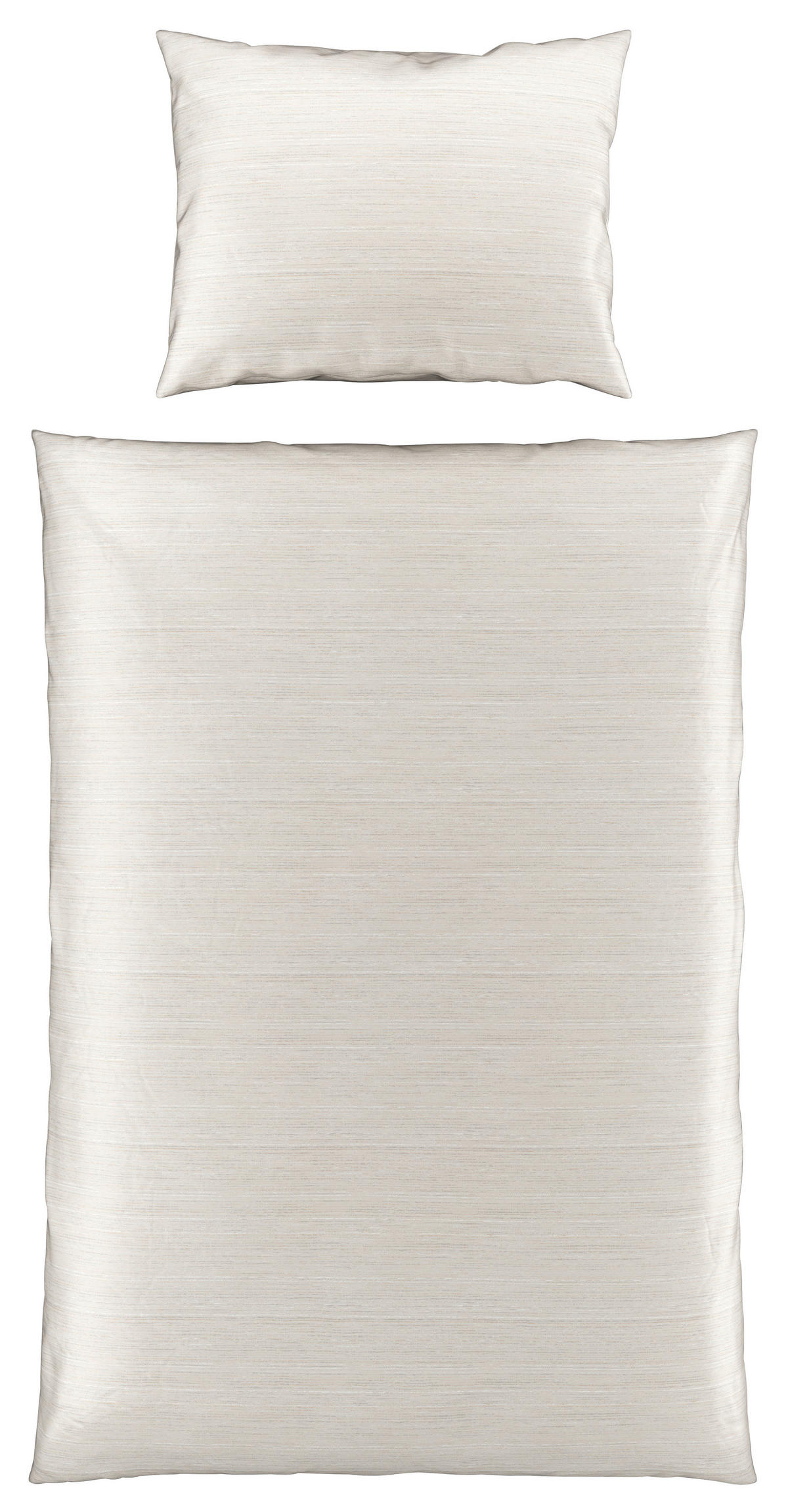BETTWÄSCHE CARO Satin 140/200 cm  - Beige, KONVENTIONELL, Textil (140/200cm) - Novel
