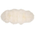 SCHAFFELL 65/145 cm Albany  - Weiß, Trend, Fell (65/145cm) - Linea Natura