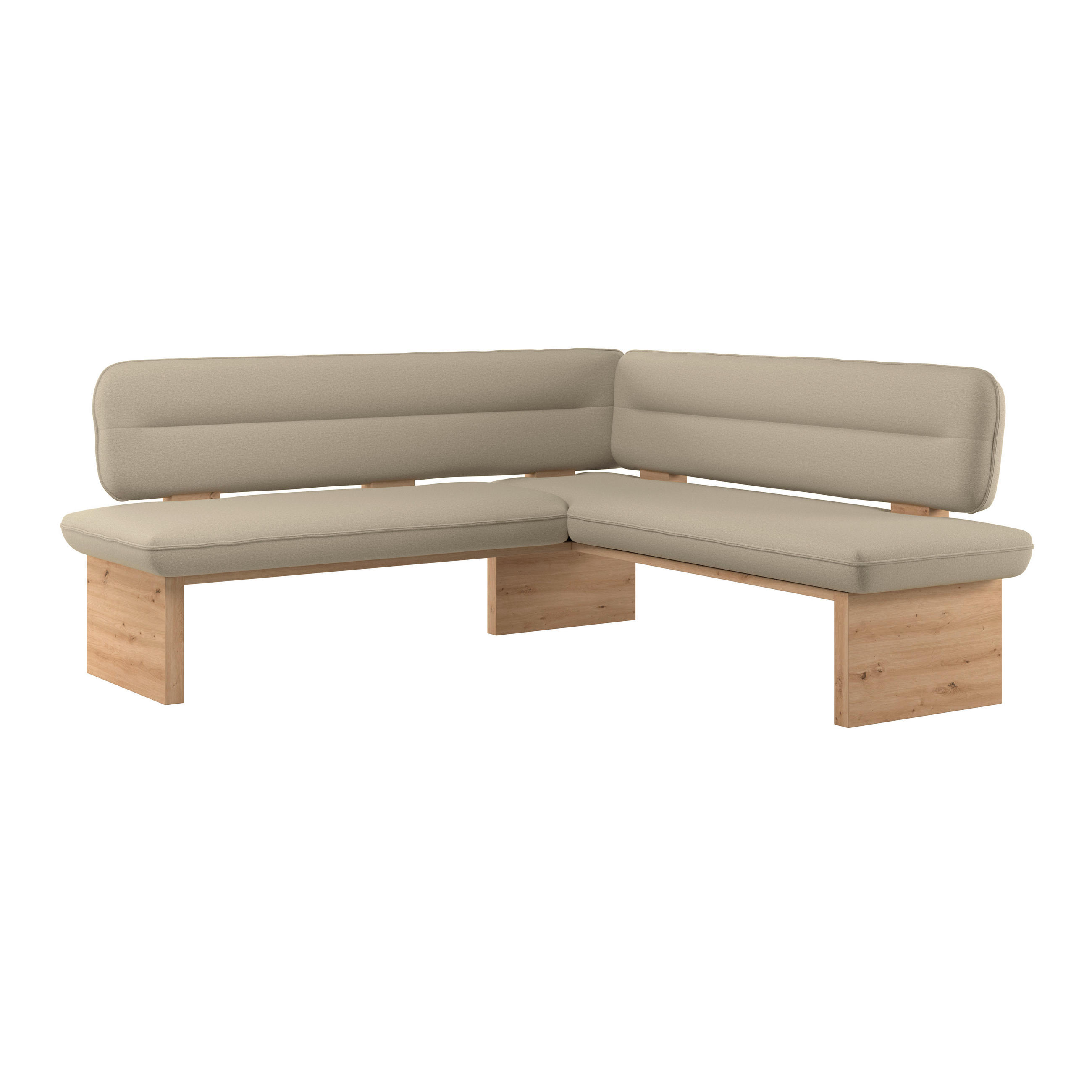 P & B Eckbank Beige 212x170 cm