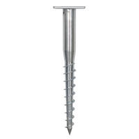 Universal Bodenhülse für - Silberfarben, Basics, Metall (16/58cm) - Schneider