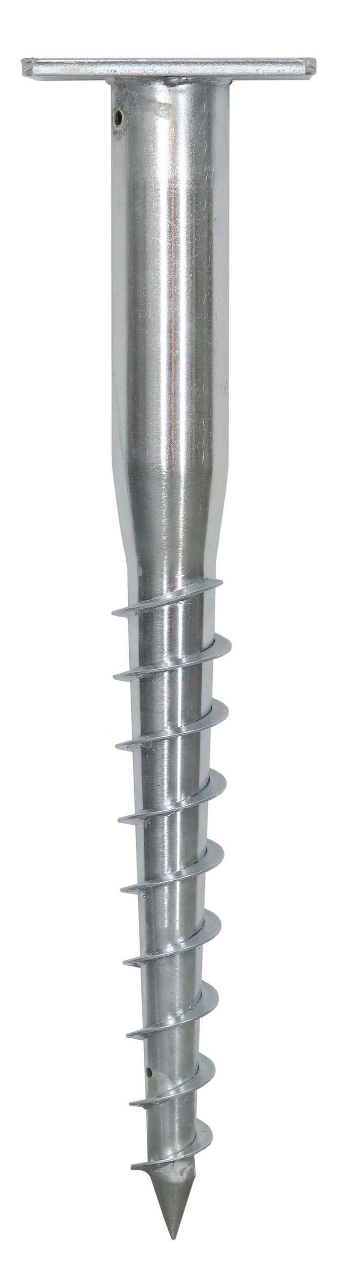 Universal Bodenhülse für - Silberfarben, Basics, Metall (16/58cm) - Schneider