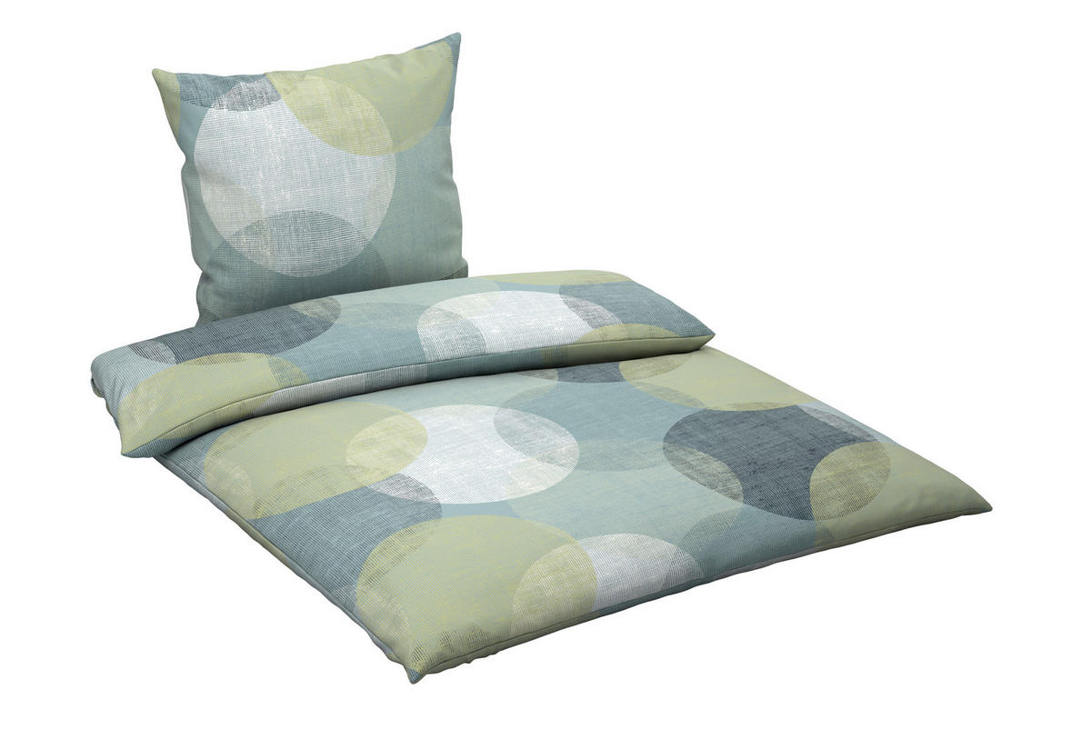 BETTWÄSCHE Flanell 155/220 cm  - Türkis, Textil (155/220cm) - Esposa