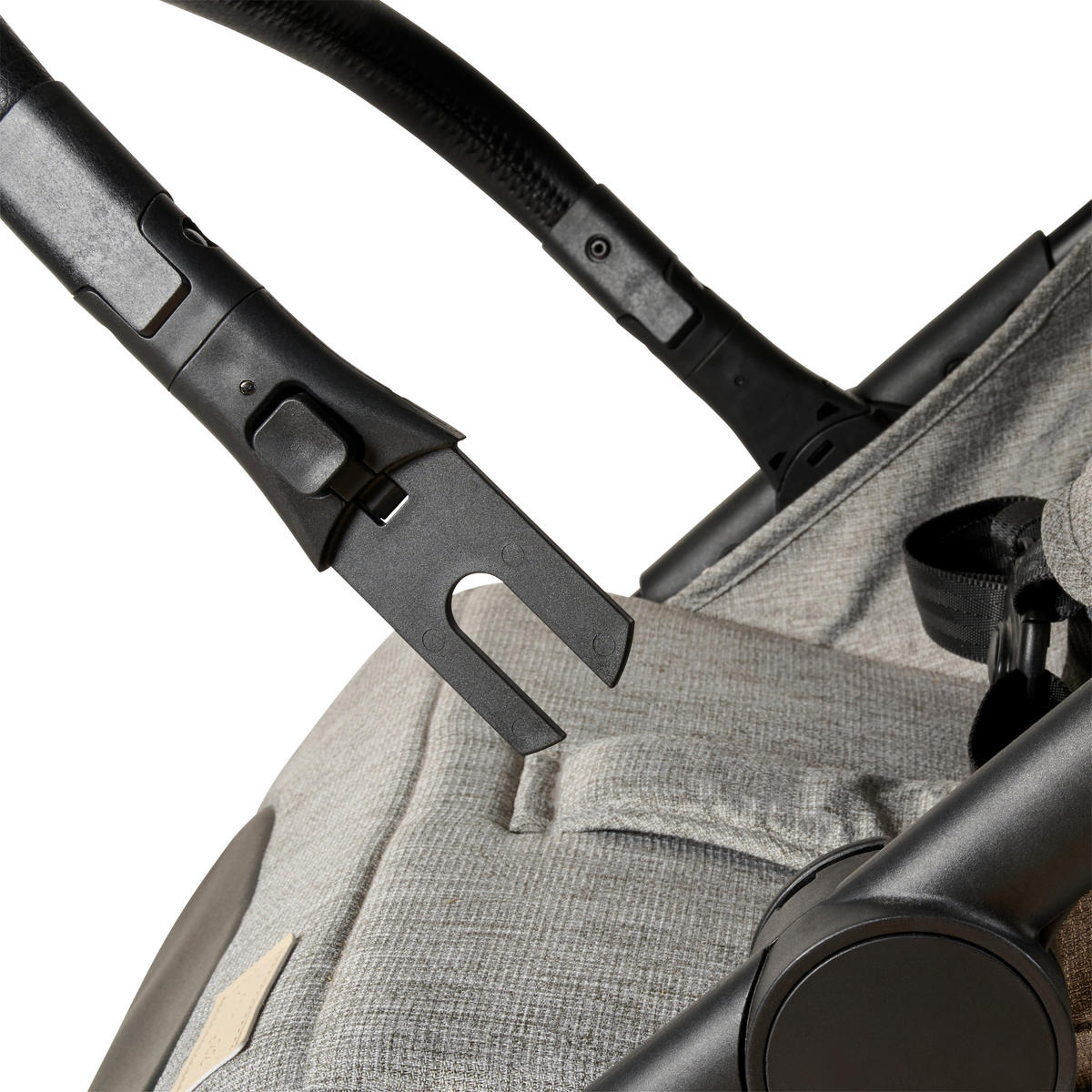 BUGGY  - Schwarz/Grau, Trend, Kunststoff/Textil (55/56/107cm) - Jimmylee