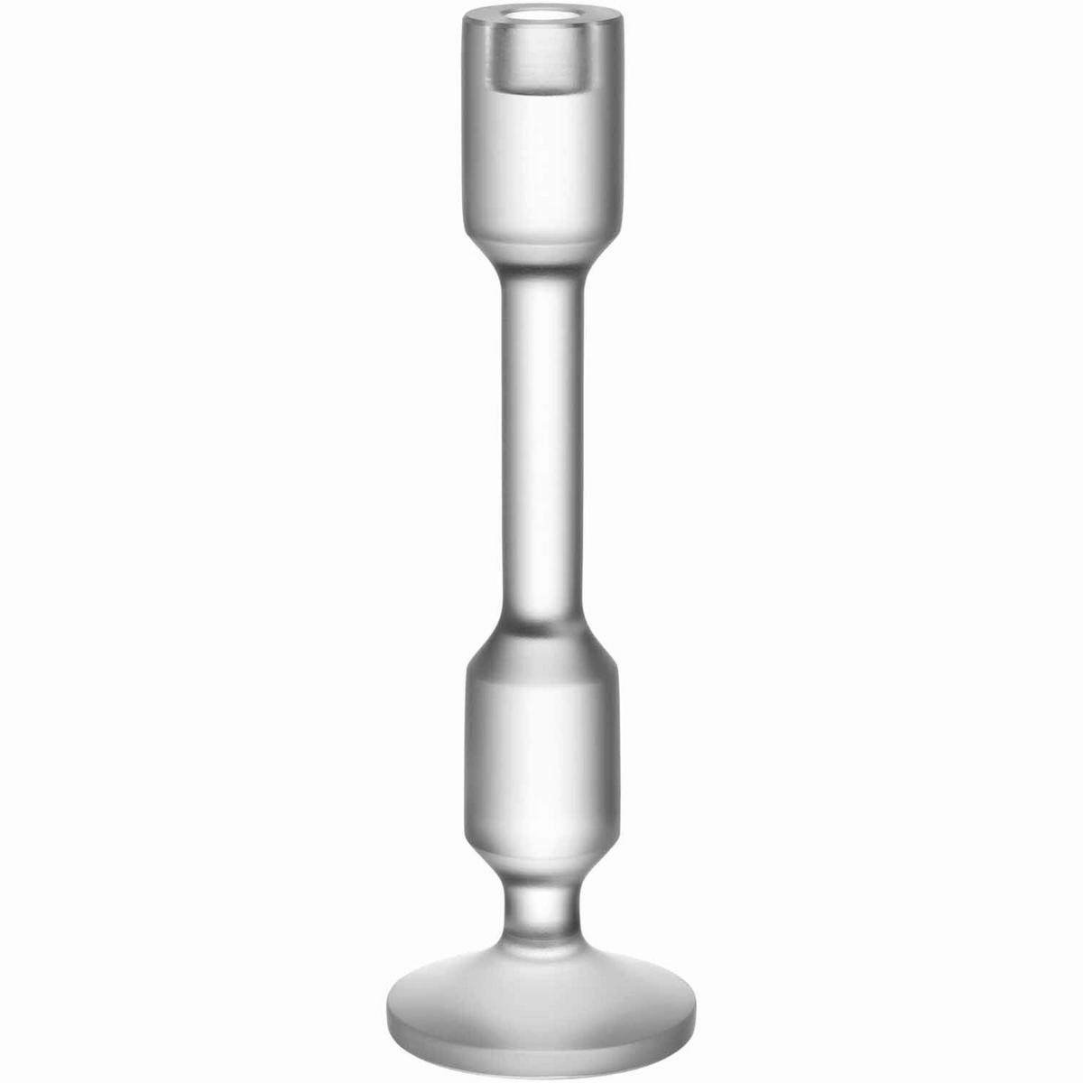 KERZENHALTER - Transparent, KONVENTIONELL, Glas (10,00/32,50/10,00cm) - Leonardo