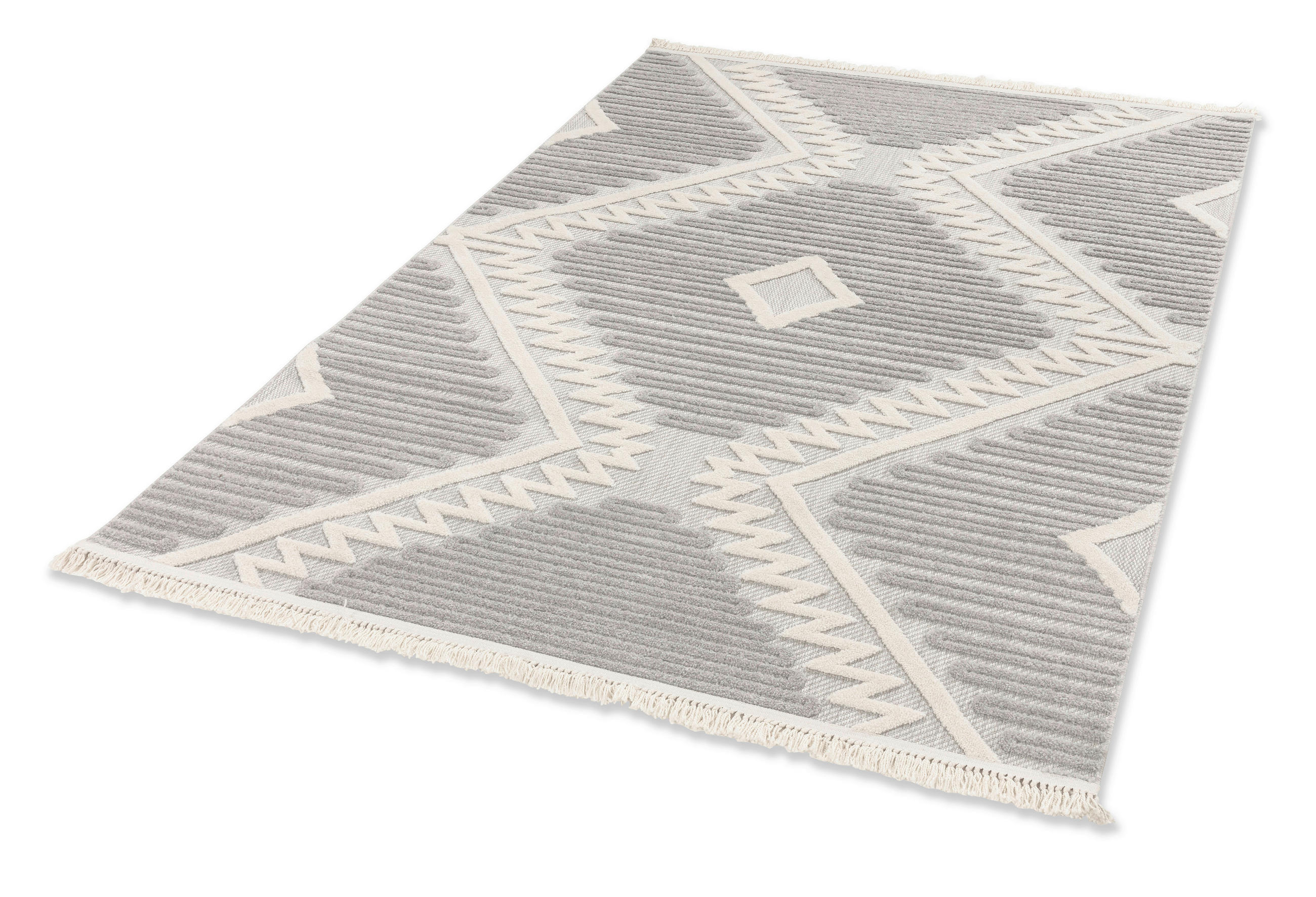 WEBTEPPICH 200/290 cm Summer Grau  - Grau, Basics, Kunststoff/Textil (200/290cm) - Schöner Wohnen
