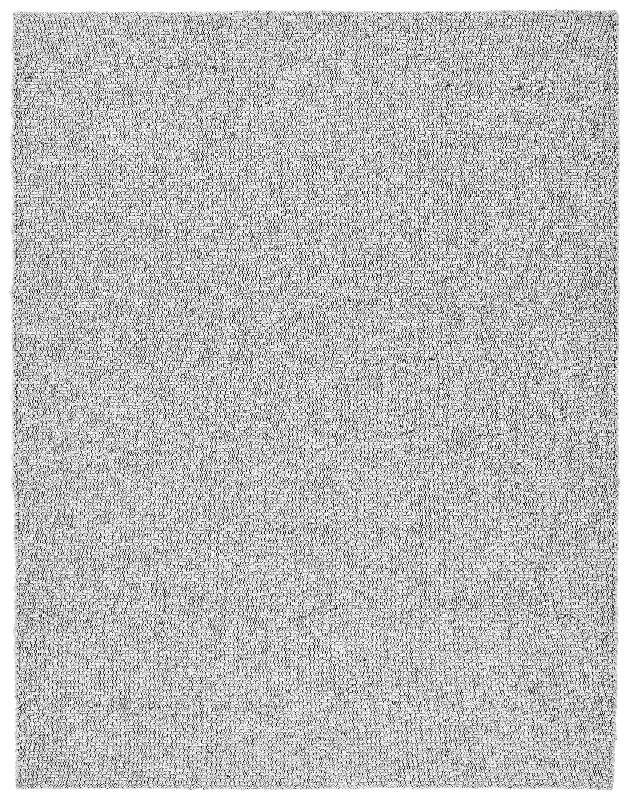 Linea Natura Handwebteppich Hellgrau 250x340 cm