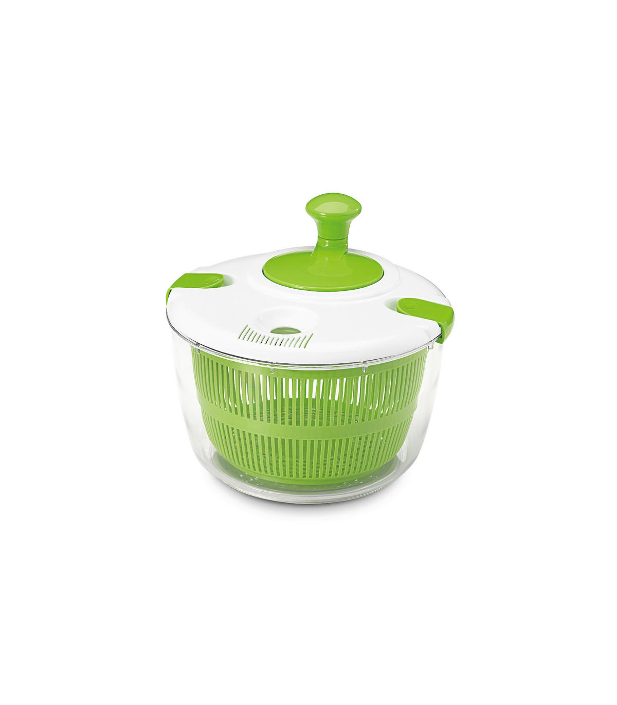 ODSTŘEDIVKA NA SALÁT - bílá/zelená, Basics, plast (24,5/22cm) - Homeware Profession.