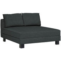 LIEGE  in Velours Anthrazit  - Eiche dunkel/Anthrazit, MODERN, Holz/Textil (137/72/155cm) - Joka