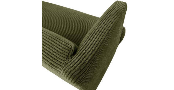 SITZBANK 210/83/70 cm Cord Eichefarben, Dunkelgrün Holz  - Dunkelgrün/Eichefarben, Design, Holz/Textil (210/83/70cm) - Landscape