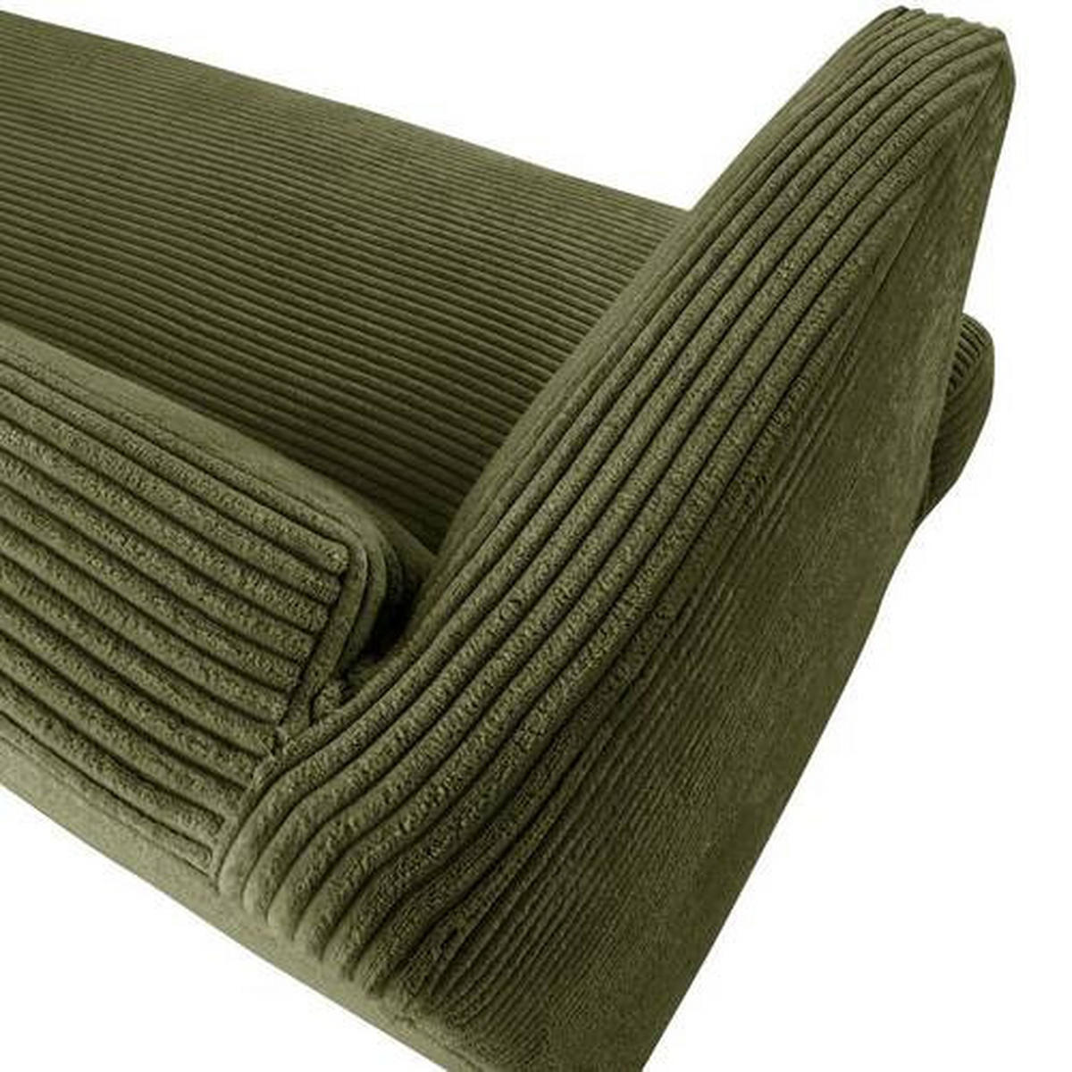 SITZBANK in Textil Eichefarben, Dunkelgrün  - Dunkelgrün/Eichefarben, Design, Holz/Textil (170/83/70cm) - Landscape