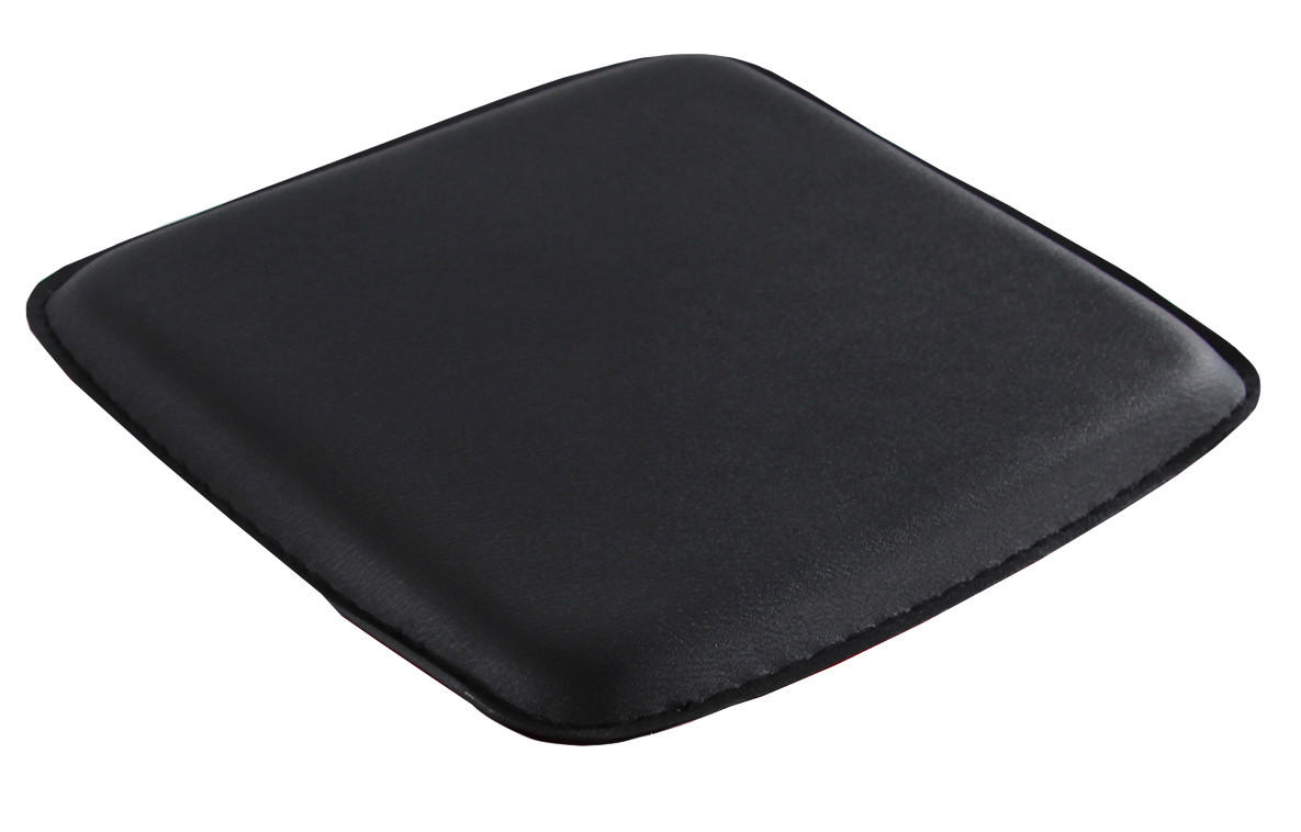 Sitzkissen Pilow II Schwarz 26x26 cm Lederlook