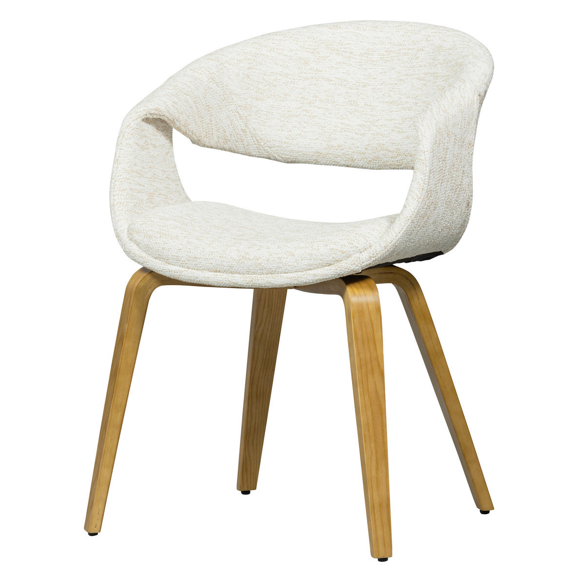 ARMLEHNSTUHL-SET 2 Stück  Webstoff  - Naturfarben, MODERN, Holzwerkstoff/Textil (57/78/57cm) - Livetastic