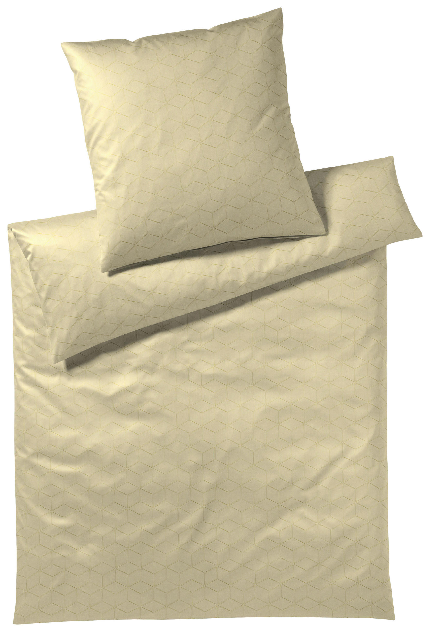 BETTWÄSCHE Makosatin 200/200 cm  - Gelb, Design, Textil (200/200cm) - Joop!