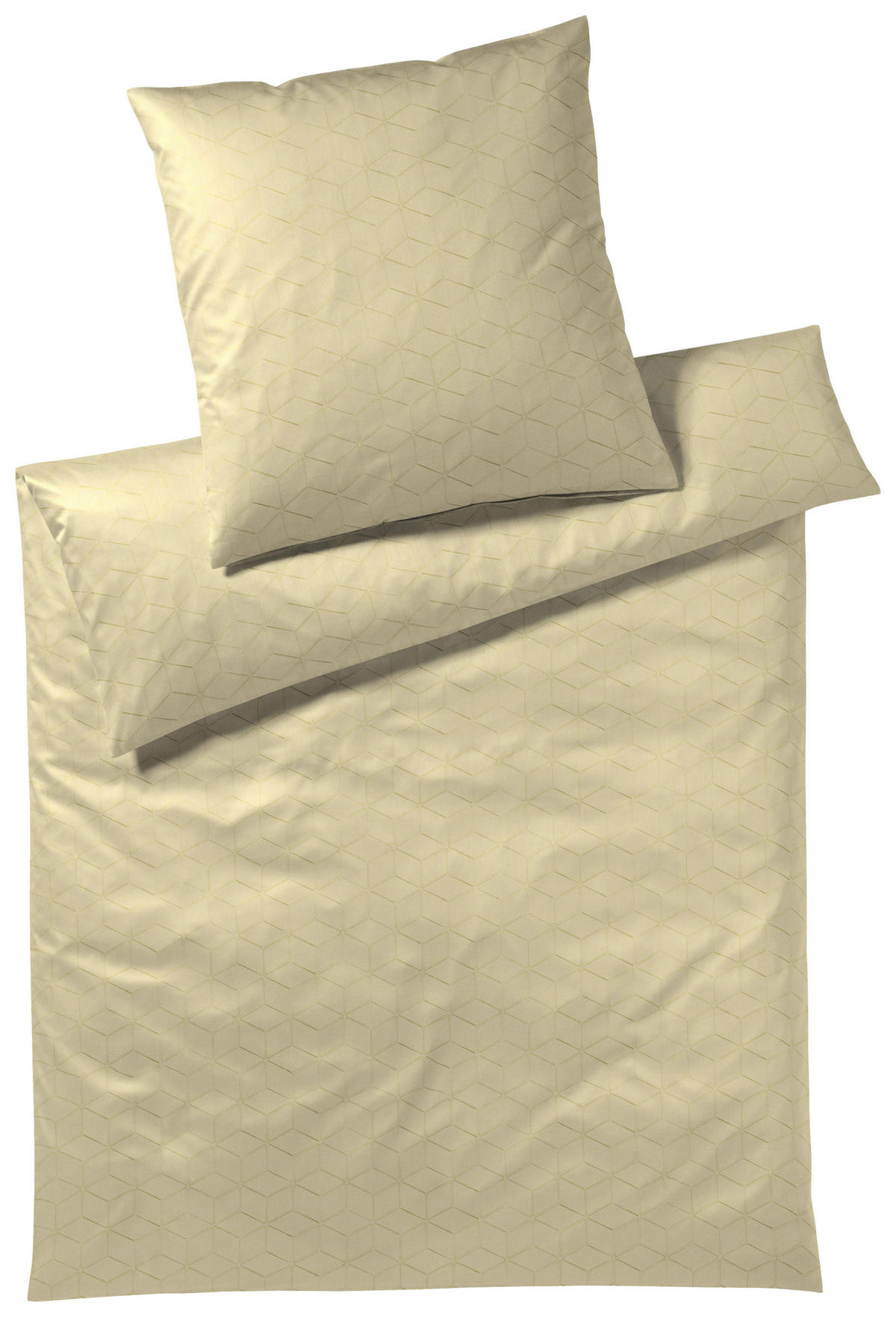 BETTWÄSCHE Makosatin 200/200 cm  - Gelb, Design, Textil (200/200cm) - Joop!