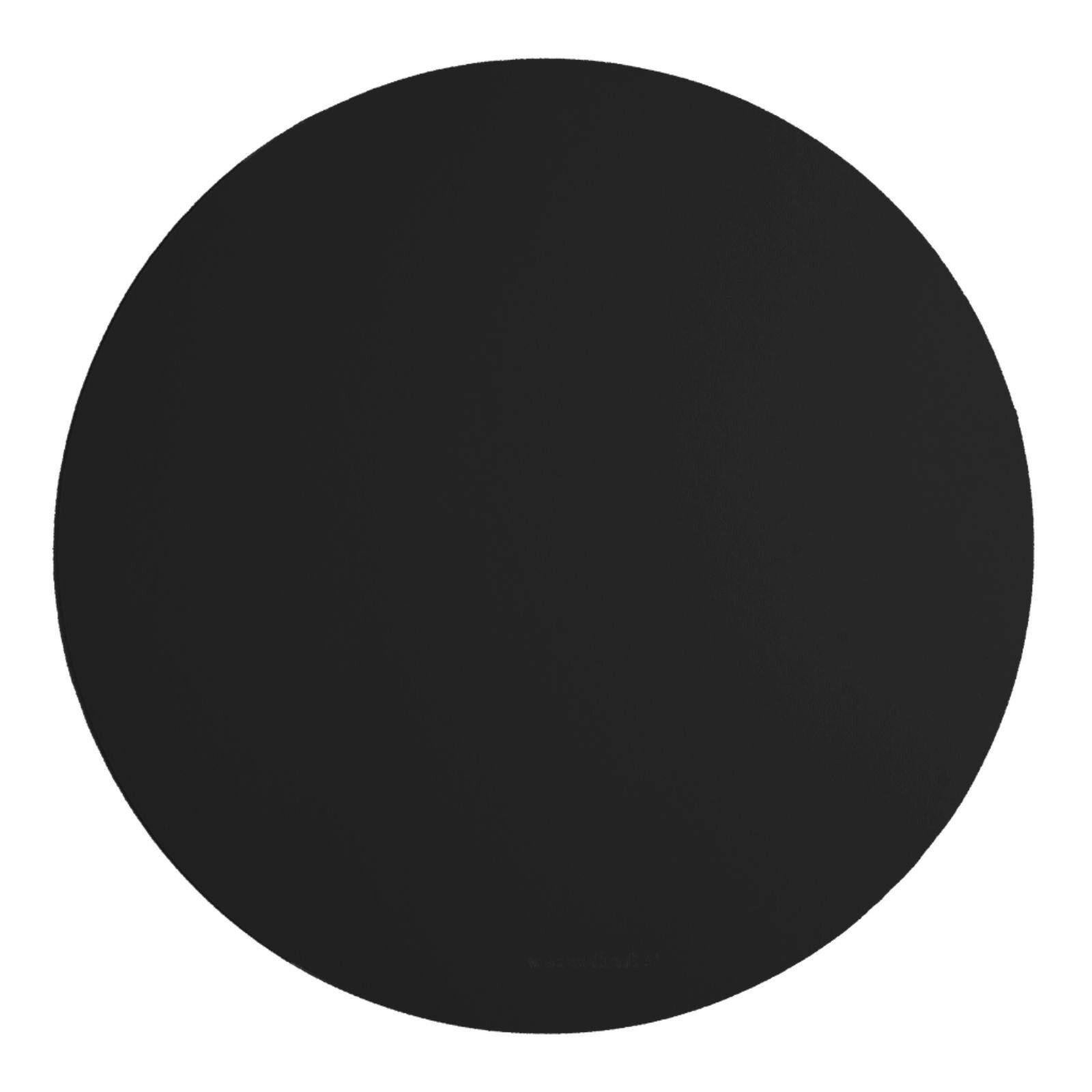 TISCHSET Leder Schwarz  - Schwarz, Basics, Leder (36/36/2cm)