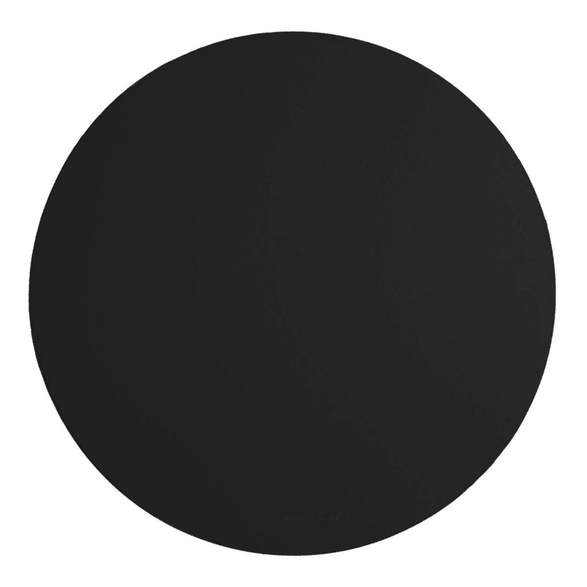 TISCHSET Leder Schwarz  - Schwarz, Basics, Leder (36/36/2cm)