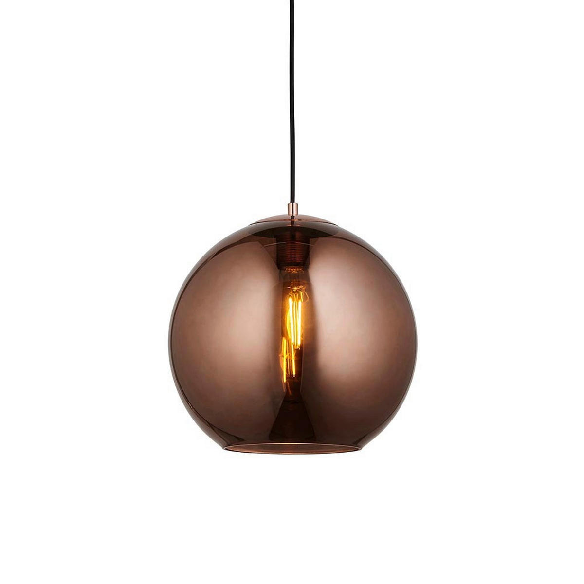 HÄNGELEUCHTE 30/44-155 cm  - Kupferfarben, Basics, Glas (30/44-155cm) - ENDON
