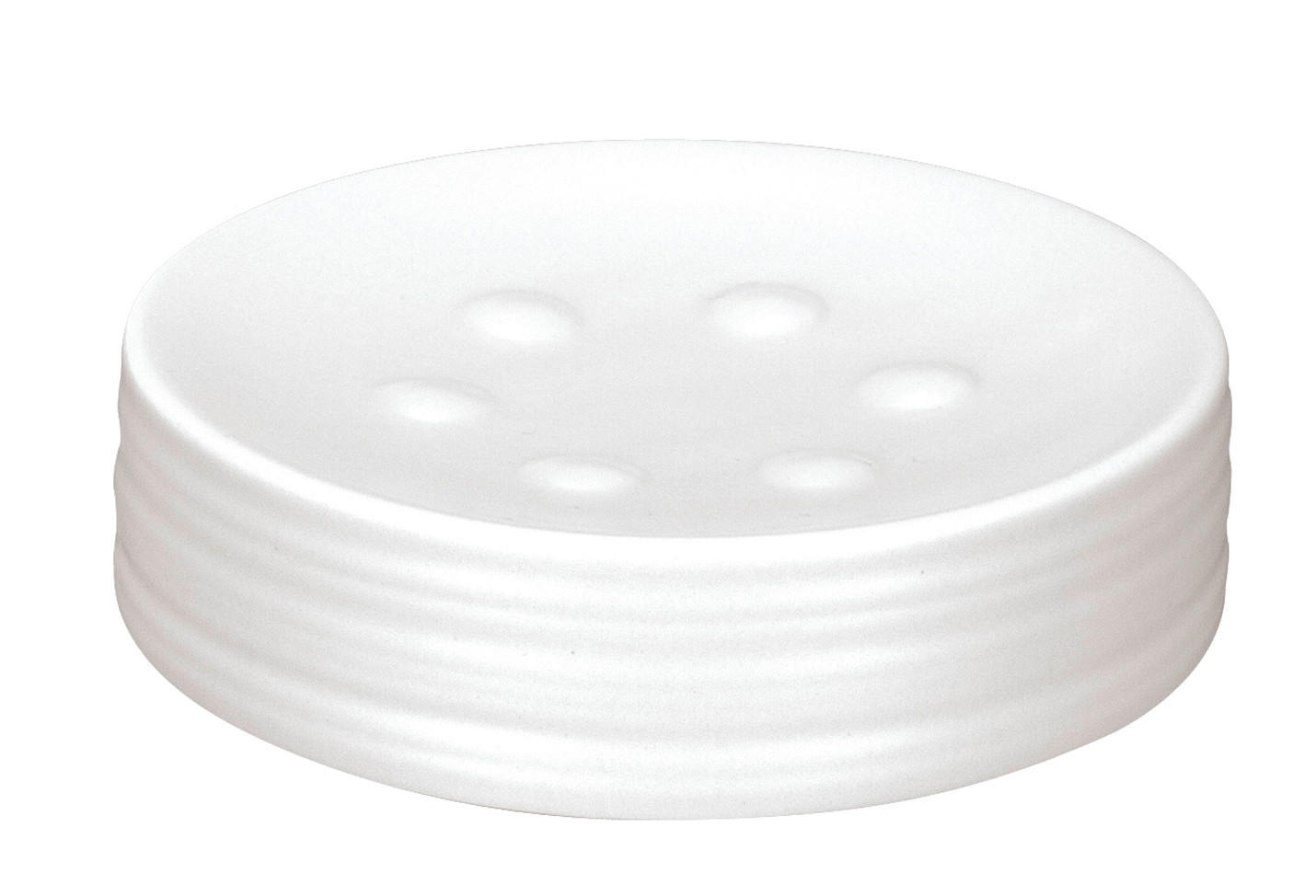 SEIFENSCHALE - Weiß, Design, Keramik (11,6/2,5cm) - Kleine Wolke