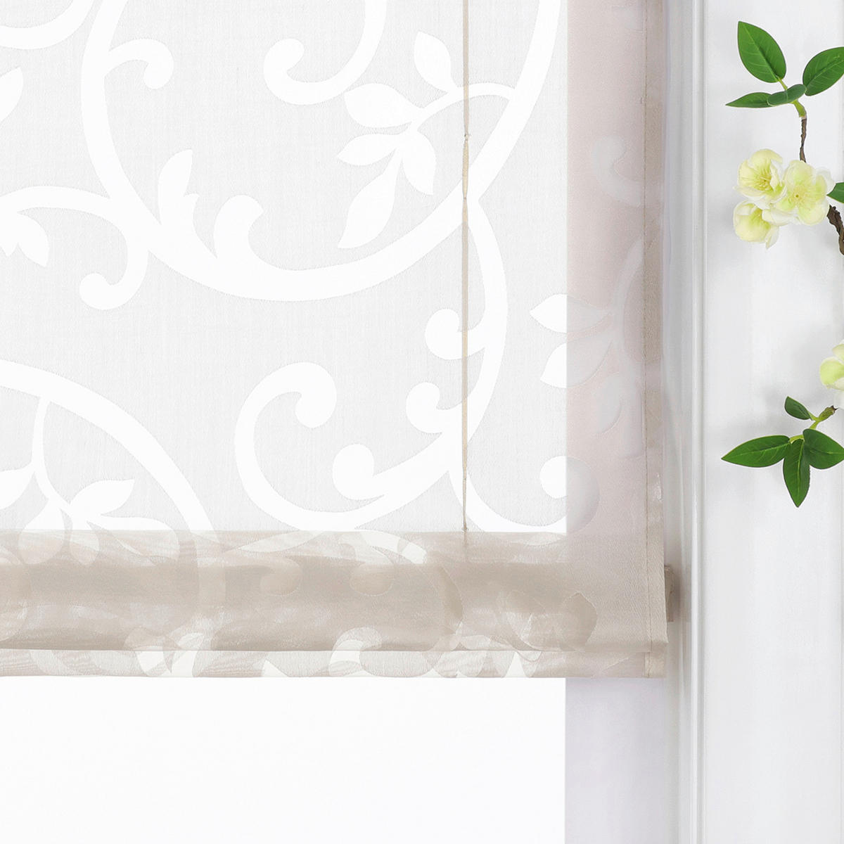 FALTROLLO  transparent  60/130 cm    - Sandfarben, Basics, Textil (60/130cm) - Joyswahl