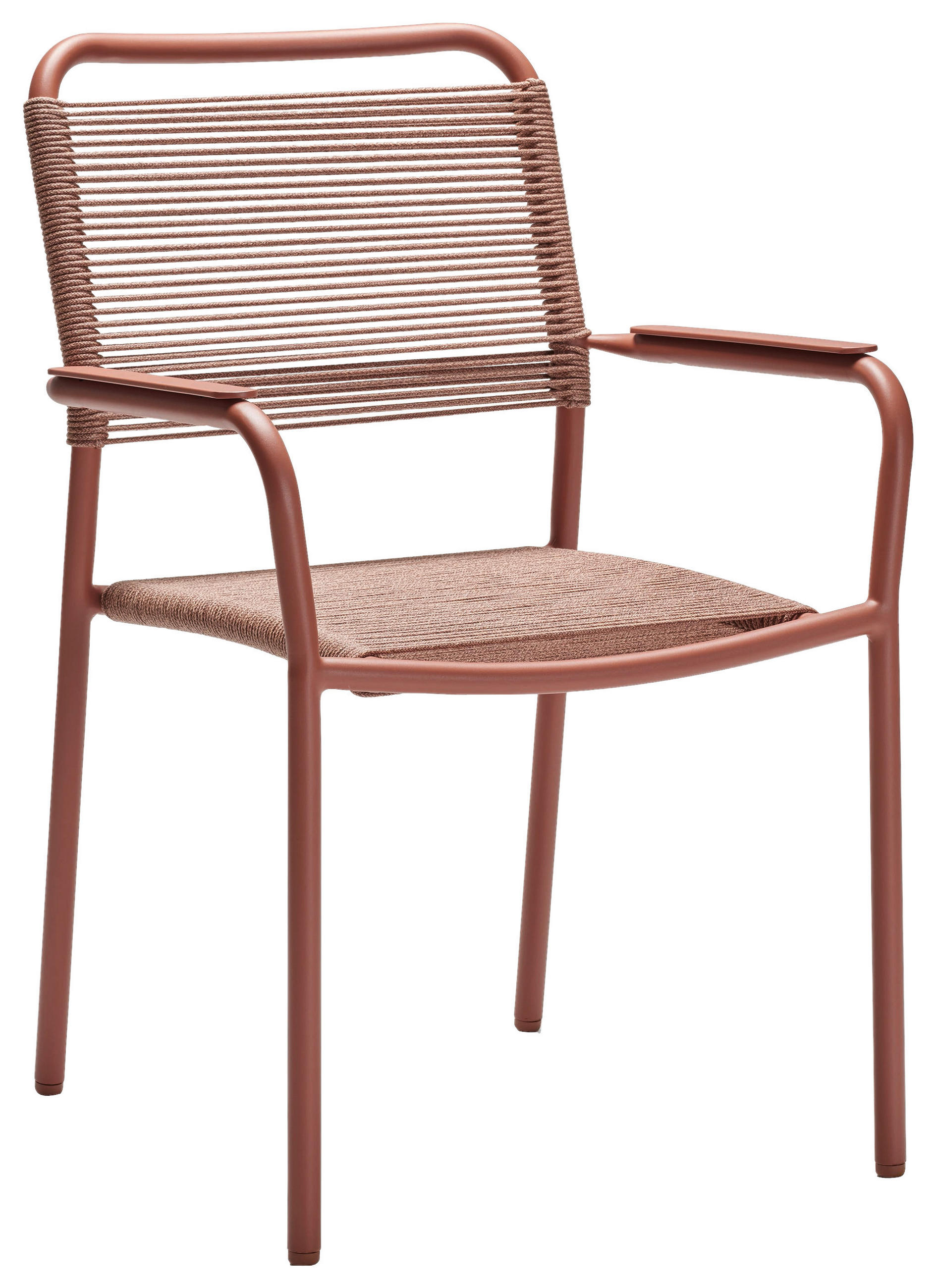 STAPELSESSEL Aluminium Terracotta  - Terracotta, Basics, Kunststoff/Metall (61/89/59cm) - Stern