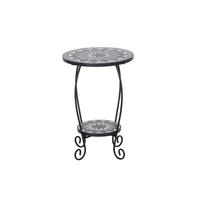BLUMENSTÄNDER Metall, Keramik  - Schwarz, KONVENTIONELL, Keramik/Metall (41/41/59cm) - Gardenson