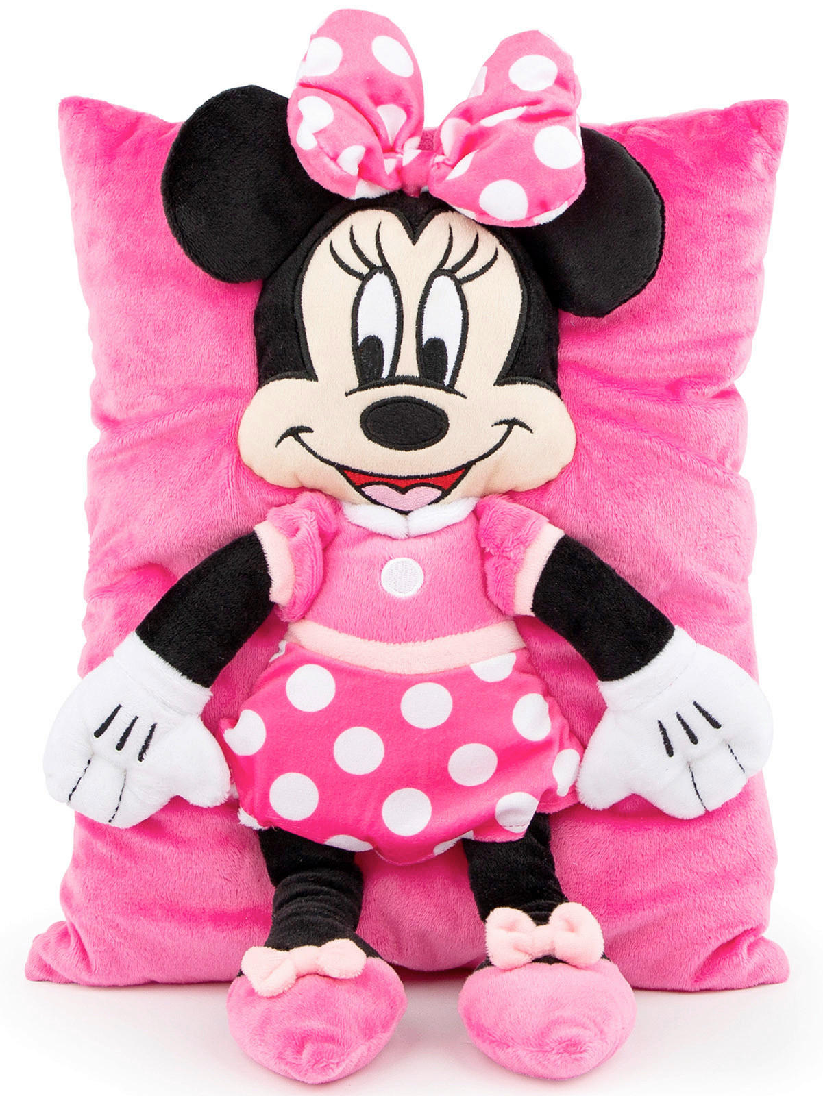 KINDERKISSEN Disney Minnie Mouse 38/28 cm  - Pink, Basics, Textil (38/28cm)