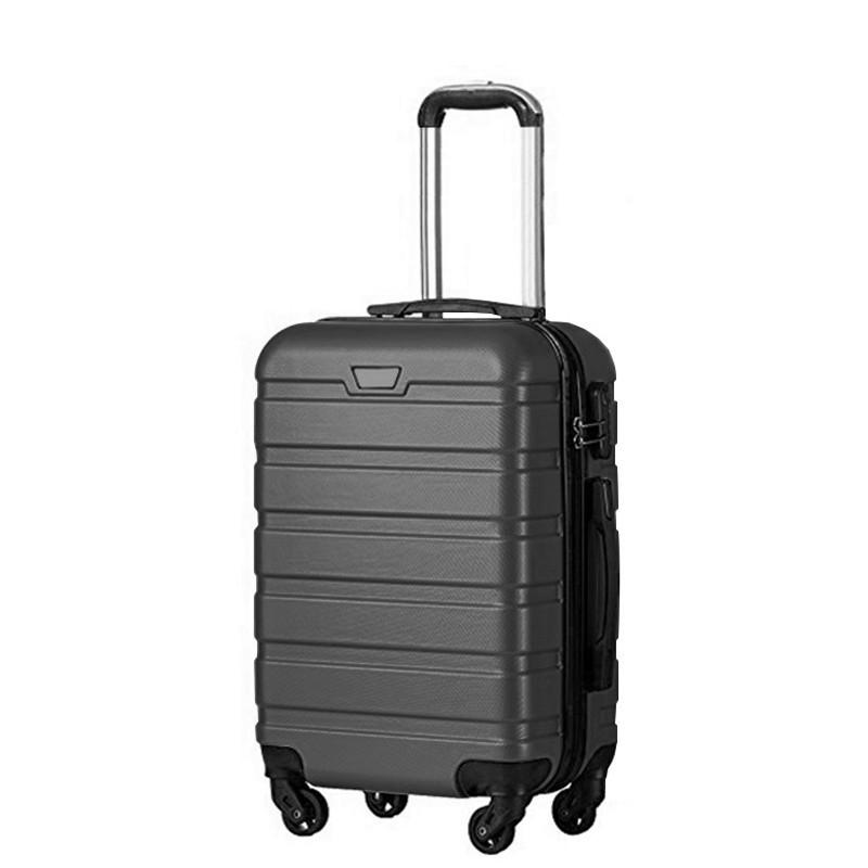 REISEKOFFER Dunkelgrau  - Dunkelgrau, Basics, Kunststoff/Metall (41/66/26cm) - Novel