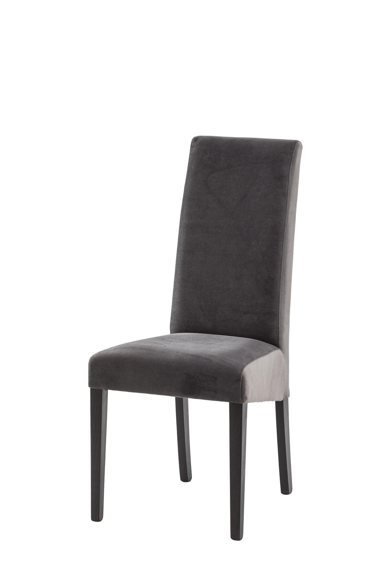 STOLICA  tamno siva  drvo, tekstil      - tamno siva/wenge boje, Konvencionalno, drvo/tekstil (46/101/62cm)