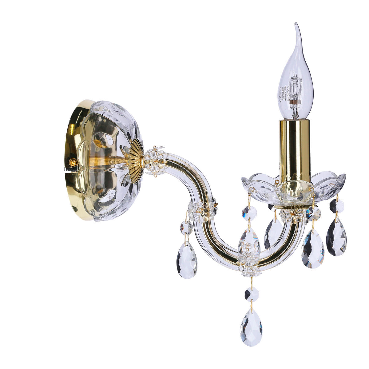 WANDLEUCHTE 12/26/24 cm   - Goldfarben, KONVENTIONELL, Metall (12/26/24cm)