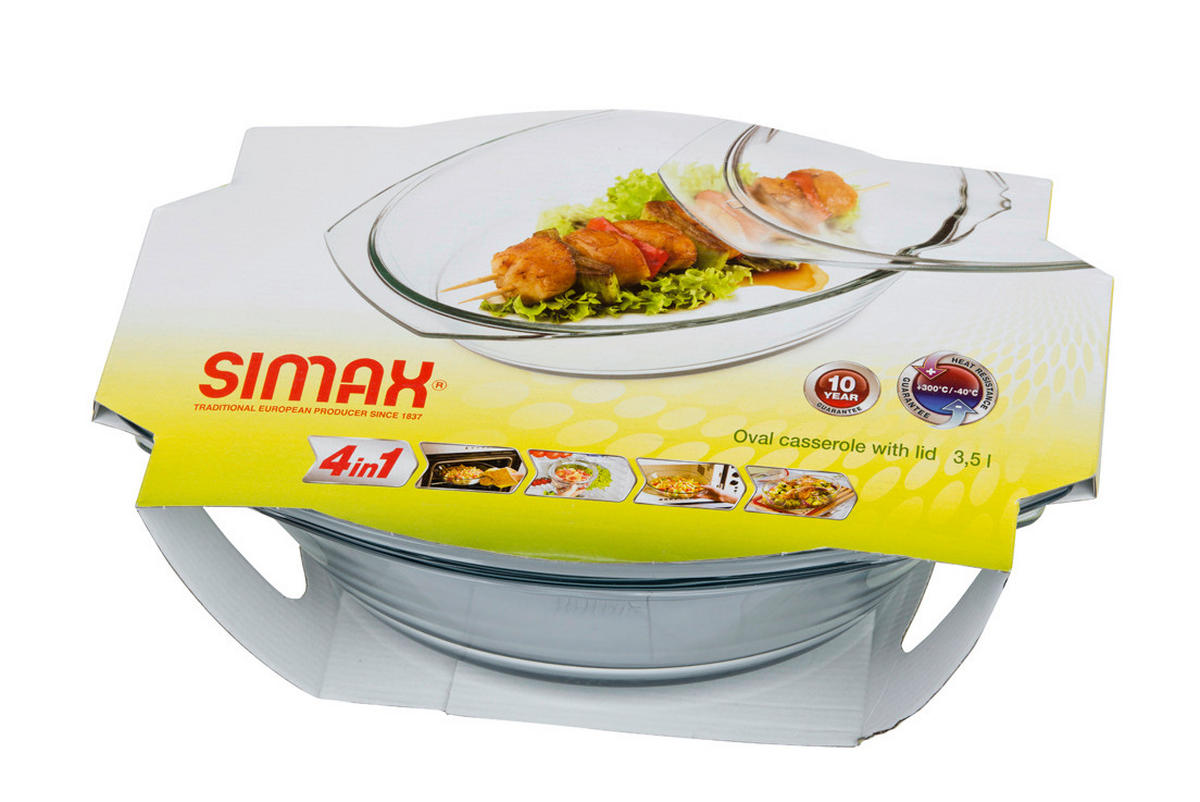 PEKAČ   2.4 l  - providno, Osnovno, staklo (33,4/20,1/11,1cm)