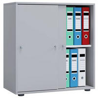 AKTENSCHRANK 70/74/37 cm  - Grau, Basics, Holzwerkstoff (70/74/37cm) - MID.YOU