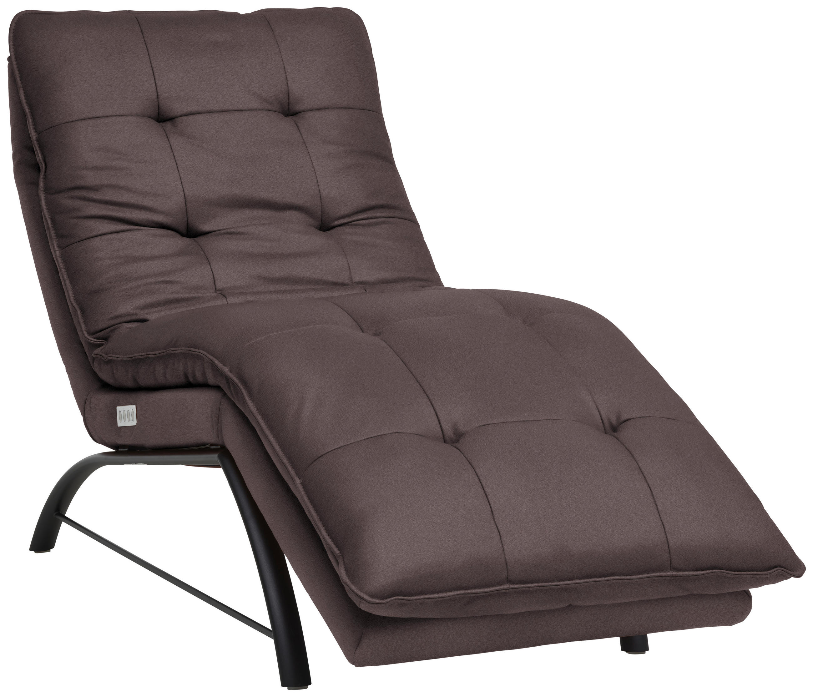 LIEGE in Echtleder Dunkelbraun  - Dunkelbraun/Schwarz, Design, Leder/Metall (75/110/190cm) - Chilliano